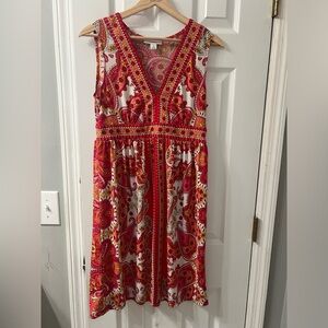 Paisley Print Dress Barn Dress Women’s Size 8
